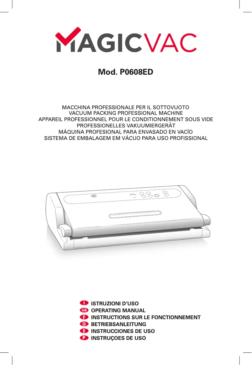 Página 1 del manual Manual de usuario Magic Vac Axolute