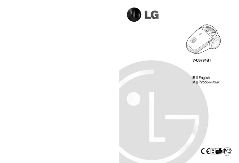 Page 1 de la notice Manuel utilisateur LG V-C6784ST