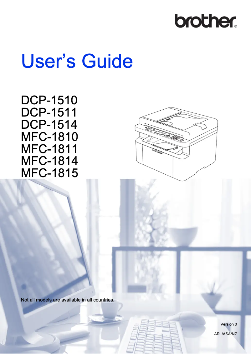 Página 1 del manual Manual de usuario Brother DCP-1514