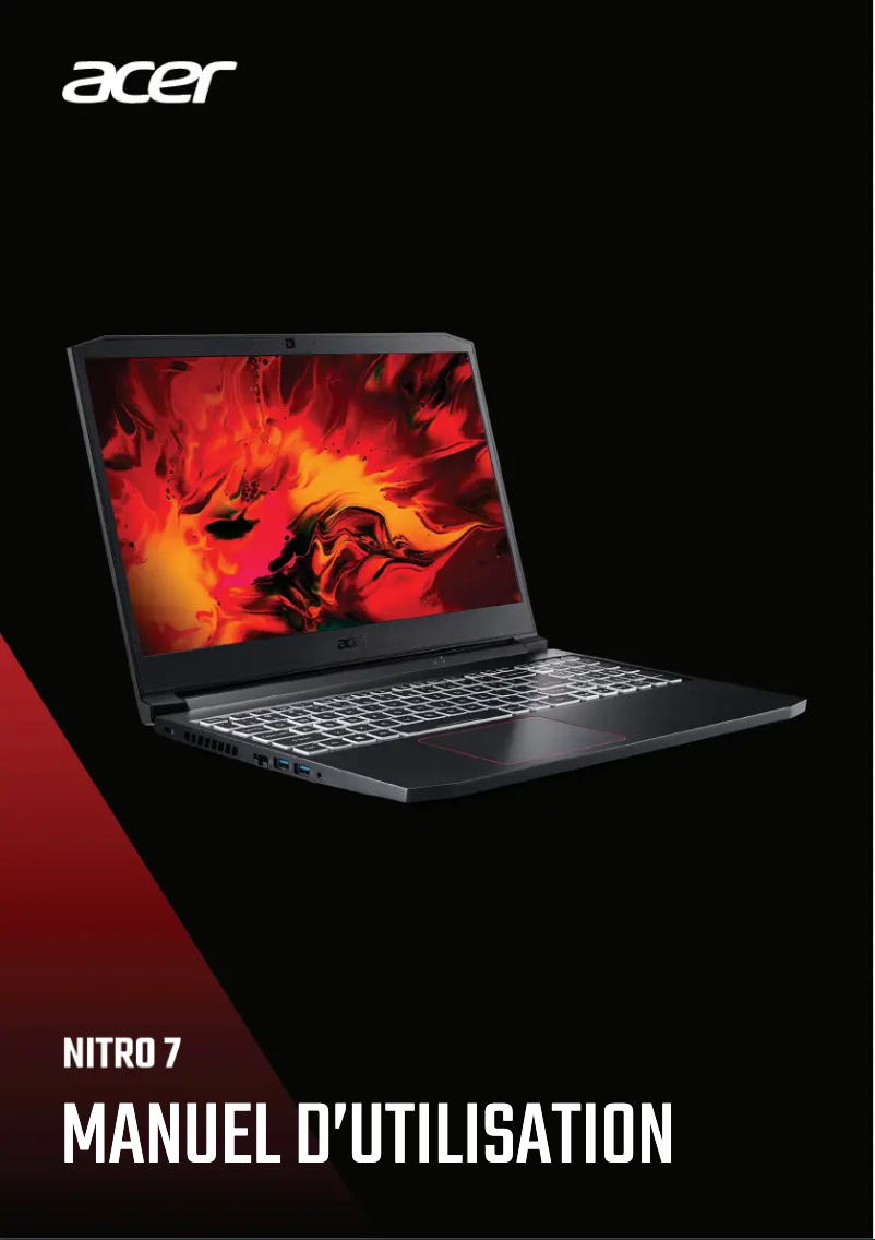 Page 1 de la notice Manuel utilisateur Acer Nitro 5