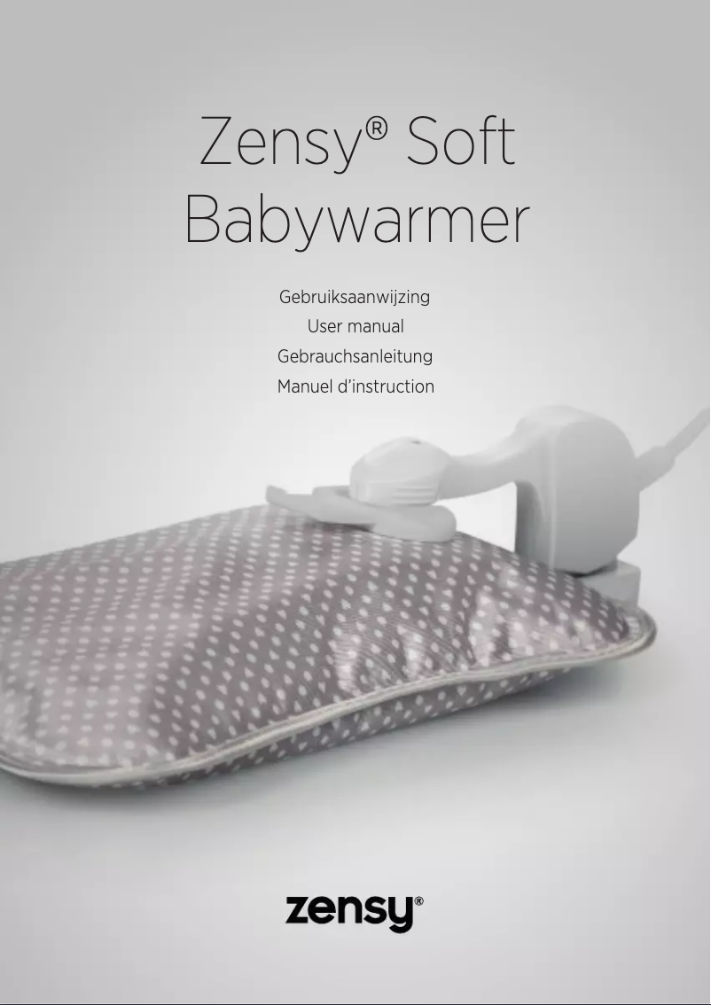 Page 1 de la notice Manuel utilisateur Zensy Soft Babywarmer