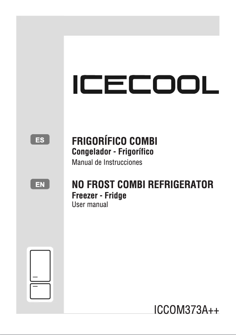Page 1 de la notice Manuel utilisateur Icecool ICCOM373A++