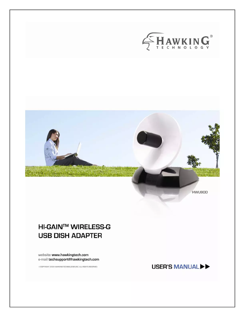 Page 1 of the manual User Manual Hawking Technologies HWU9DD