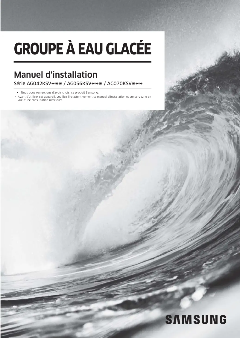 Página 1 del manual Manual de usuario Samsung AG056KSVANH