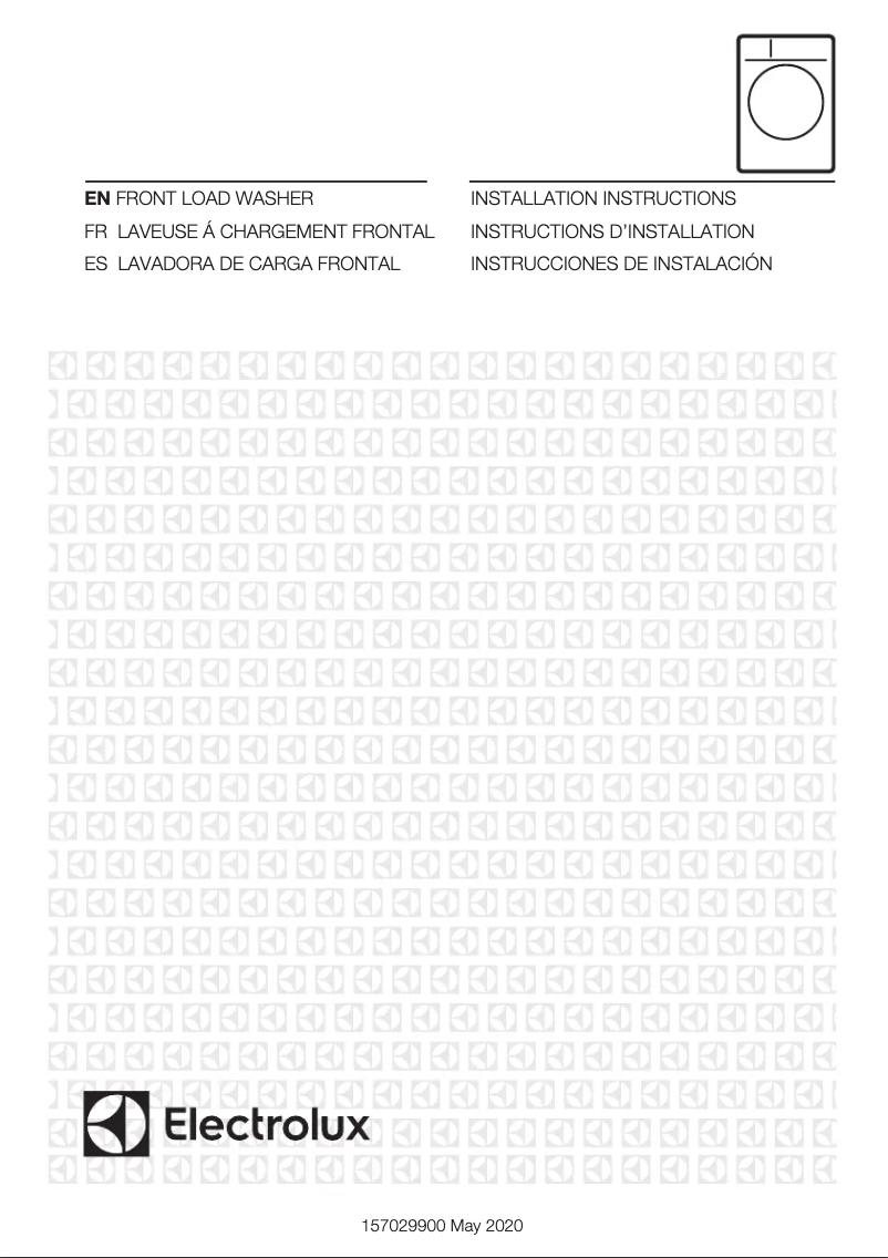 Página 1 del manual Guía de instalación Electrolux ELFW4222AW