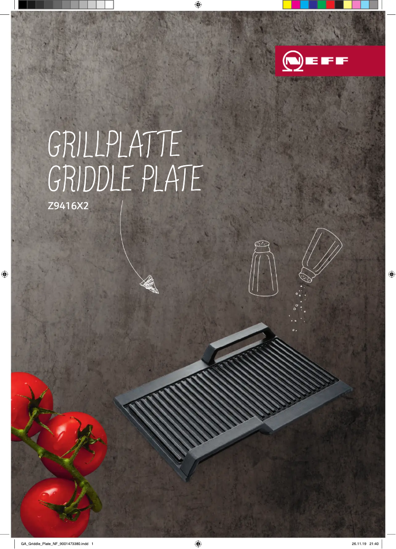 Page 1 de la notice Manuel utilisateur Neff Z9416X2