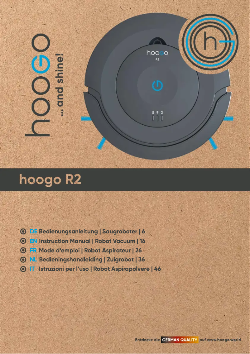 Página 1 del manual Manual de usuario hoogo R2