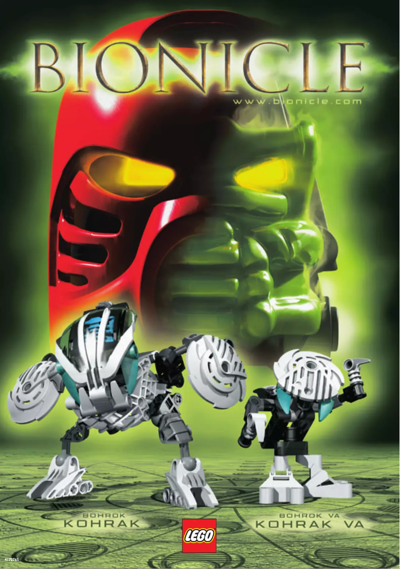 Página 1 del manual Manual de usuario Lego Bionicle 8551