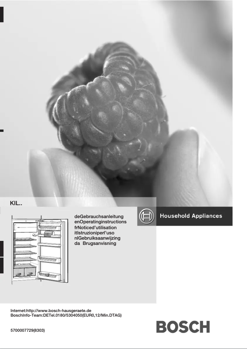 Page 1 of the manual User Manual Bosch KIL28A51