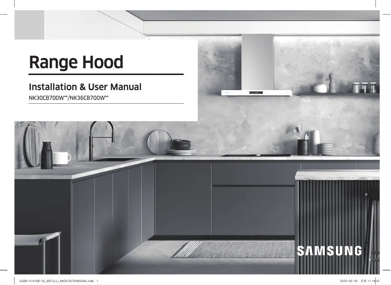 Página 1 del manual Manual de usuario Samsung NK30CB700W12