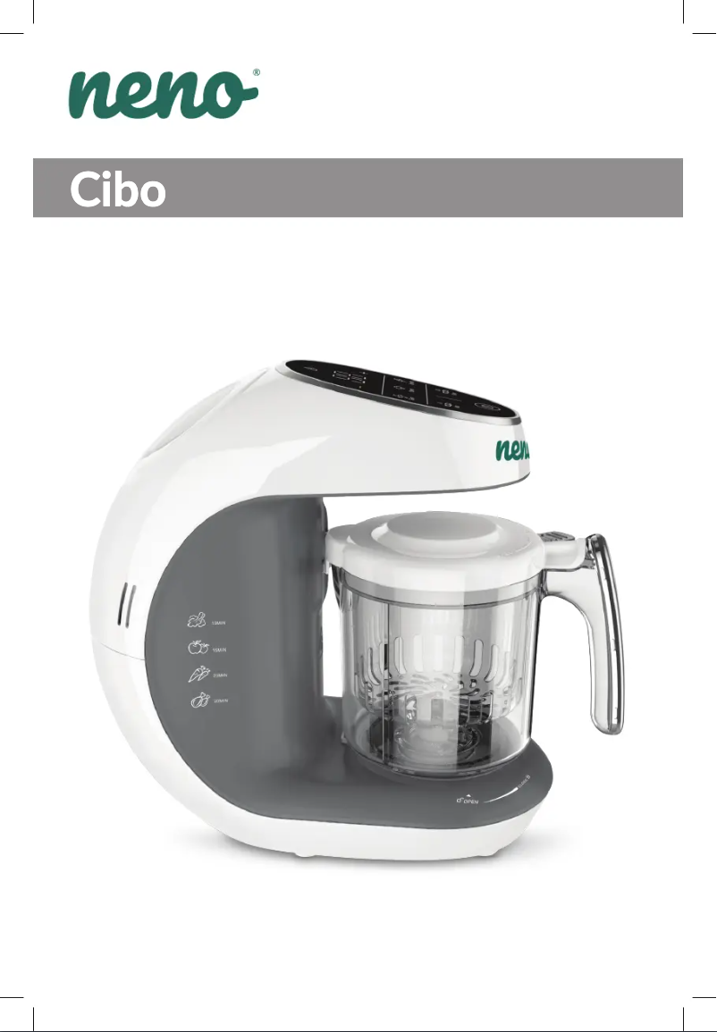 Page 1 de la notice Manuel utilisateur Neno Cibo