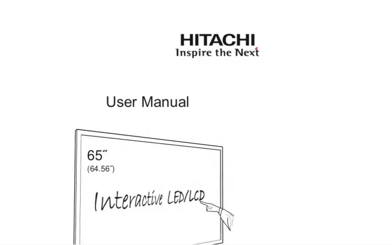 Page 1 of the manual User Manual Hitachi HILF65101