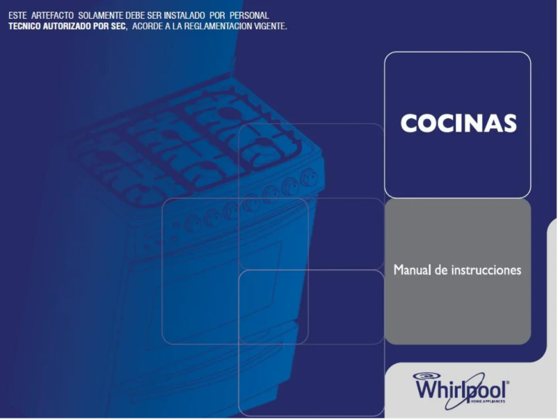 Page 1 de la notice Manuel utilisateur Whirlpool WST603AIX