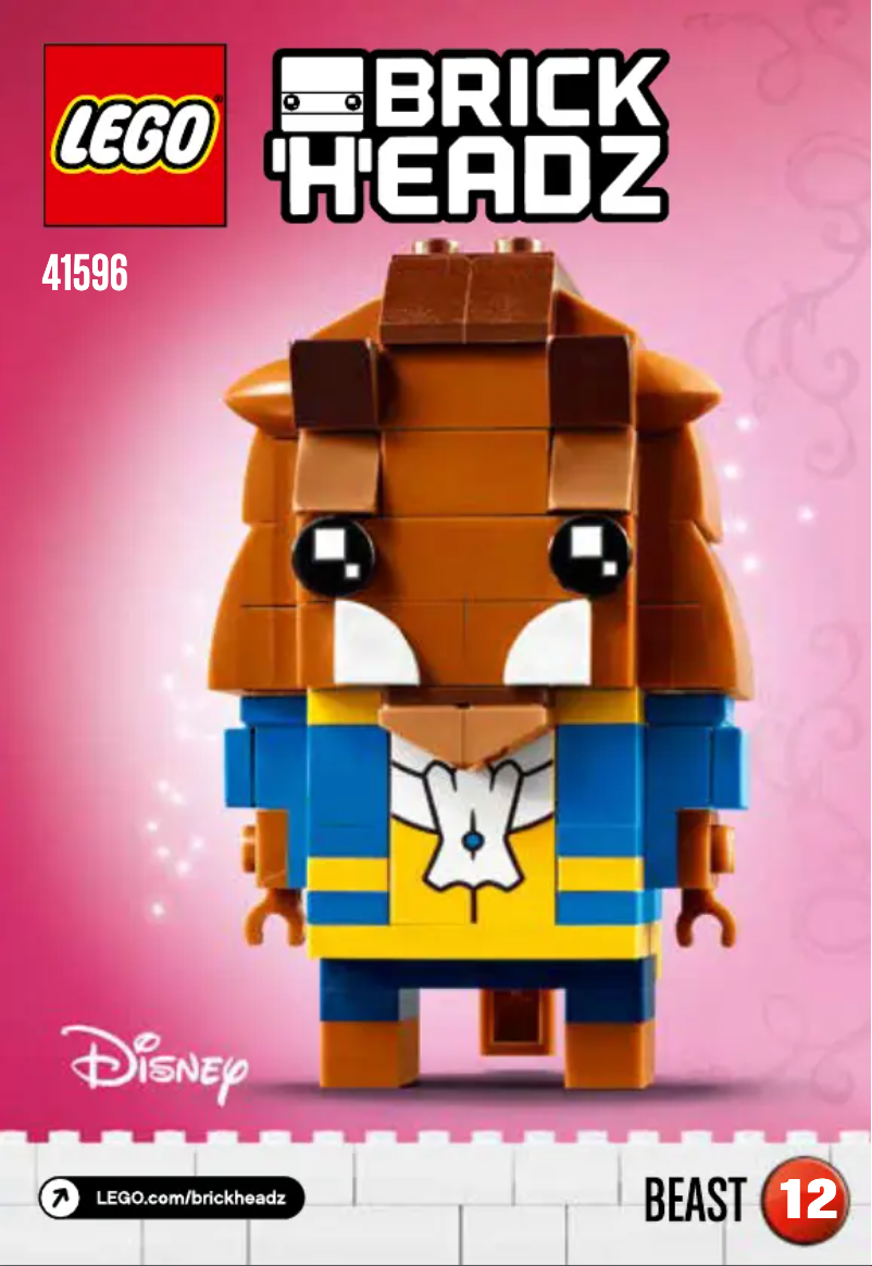 Page 1 de la notice Manuel utilisateur Lego Brickheadz 41596