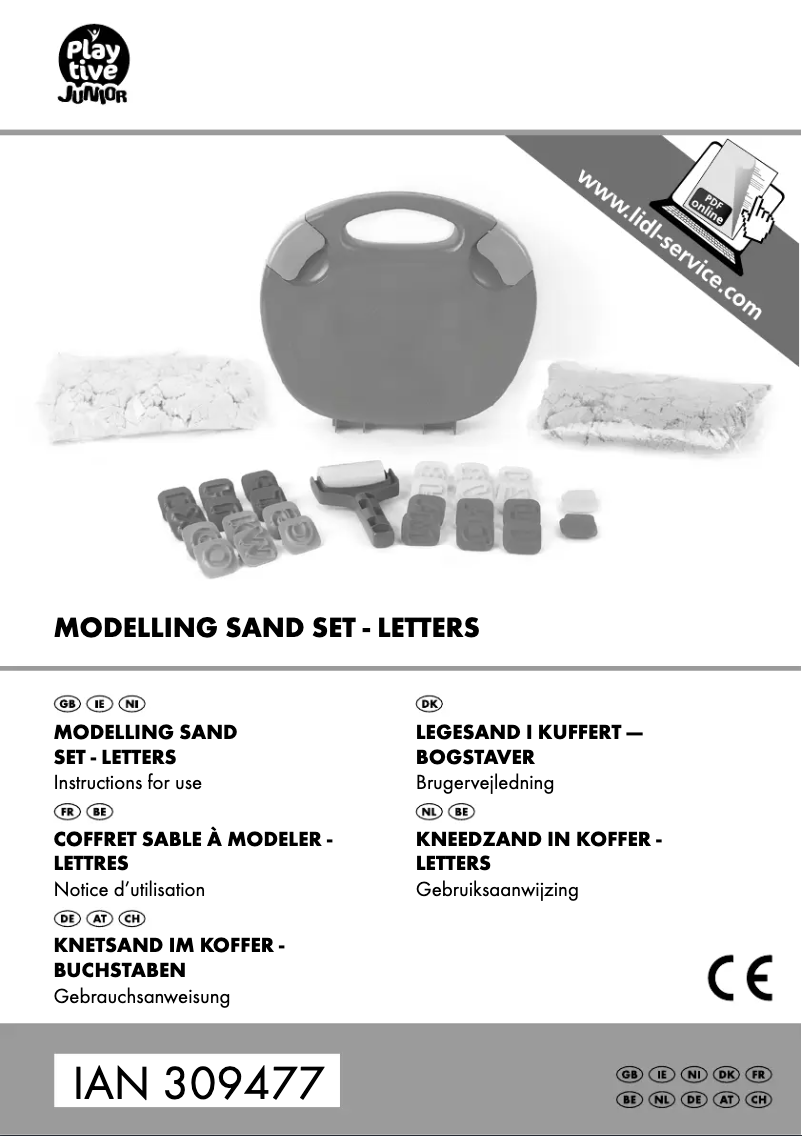 Page 1 de la notice Manuel utilisateur Playtive IAN 309477