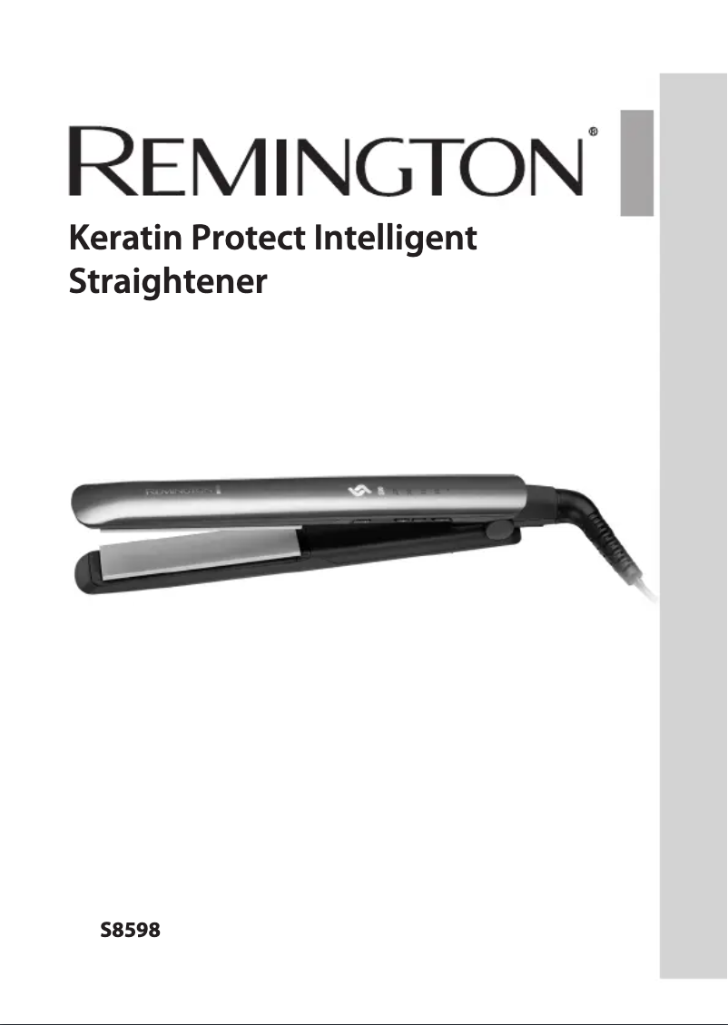 Page 1 de la notice Manuel utilisateur Remington Keratin Protect CI5318
