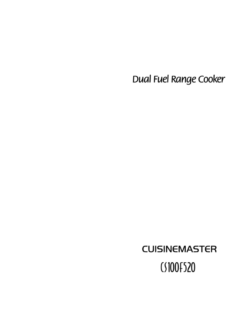 Page 1 of the manual User Manual Leisure Cuisinemaster CS100F520