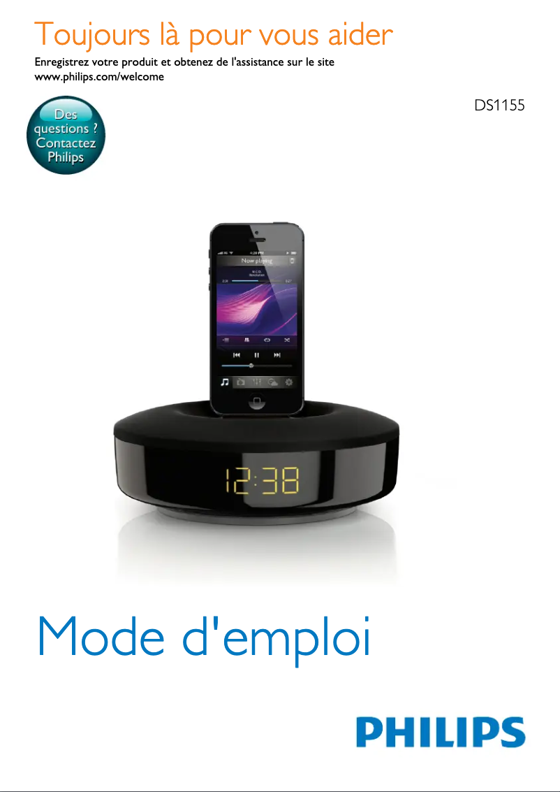 Página 1 del manual Manual de usuario Philips DS1155