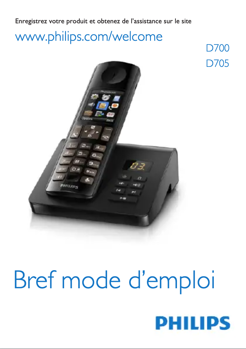 Página 1 del manual Manual de usuario Philips D7052B