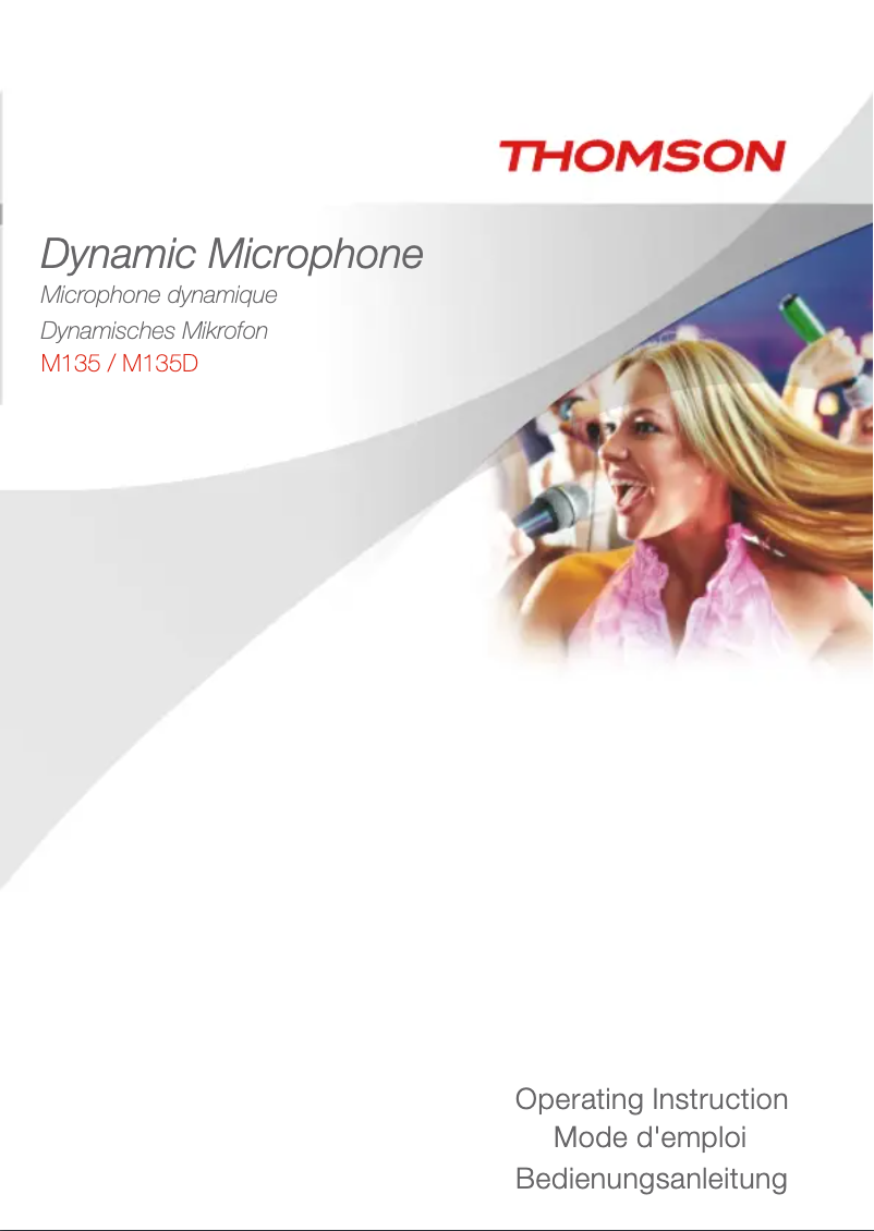 Página 1 del manual Manual de usuario Thomson M135