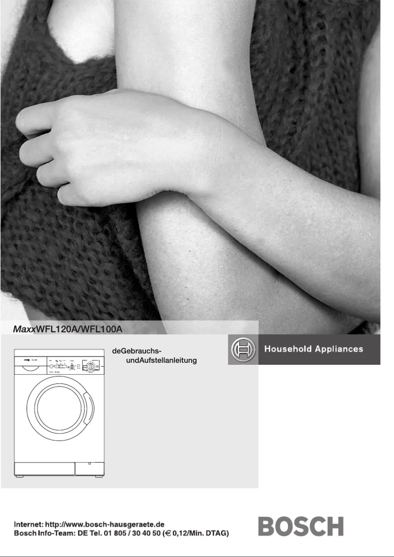 Página 1 del manual Manual de usuario Bosch WFL120A