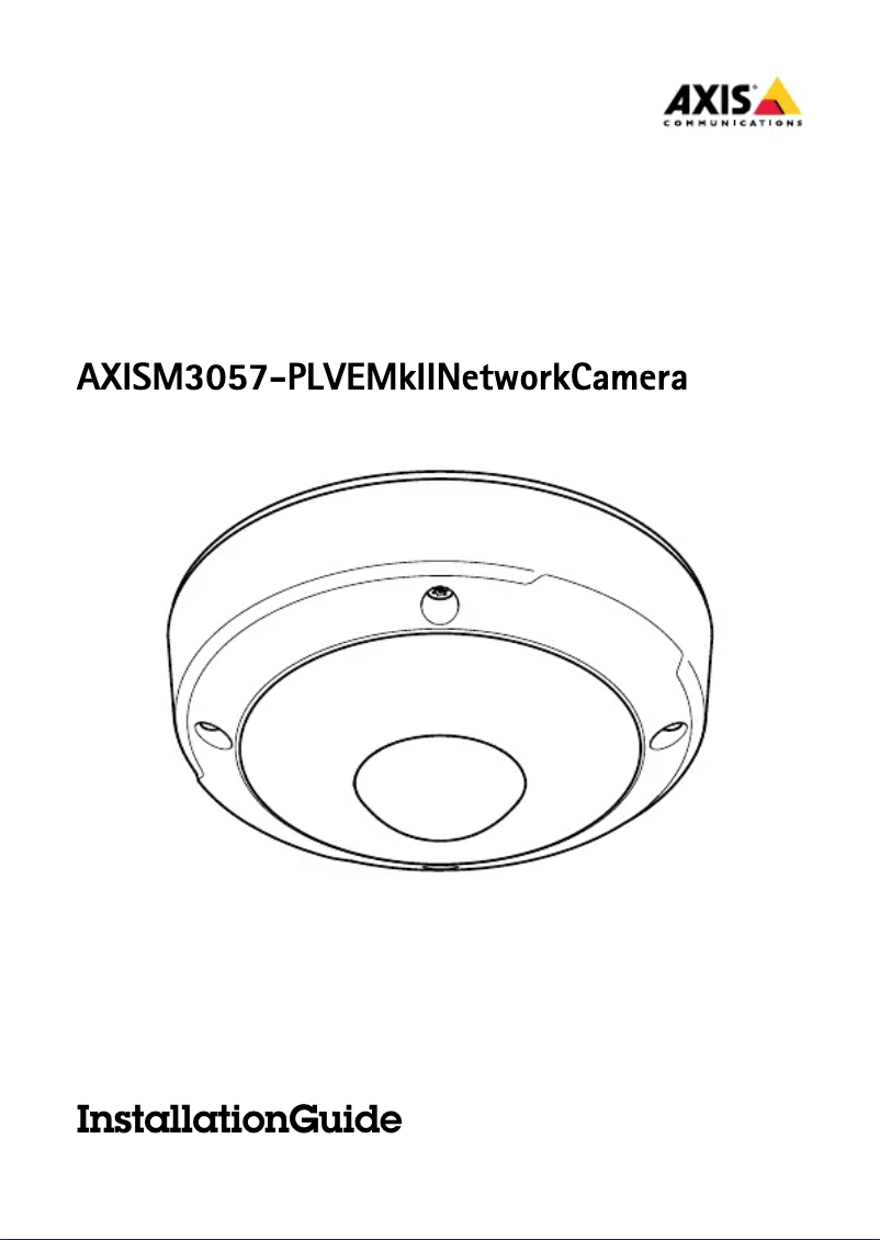 Página 1 del manual Manual de usuario Axis M3057-PLVE Mk II