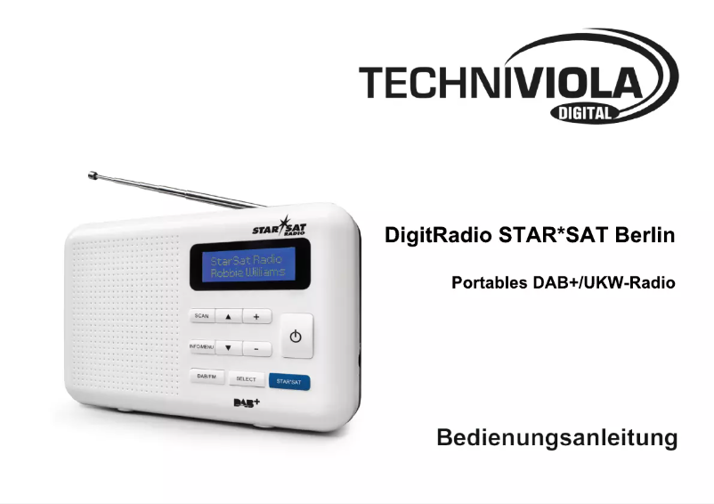 Page 1 de la notice Manuel utilisateur TechniSat Starsat Berlin