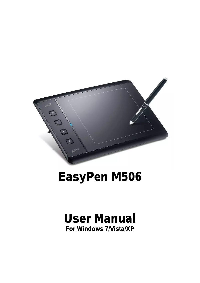 Page 1 de la notice Manuel utilisateur Genius EasyPen M506