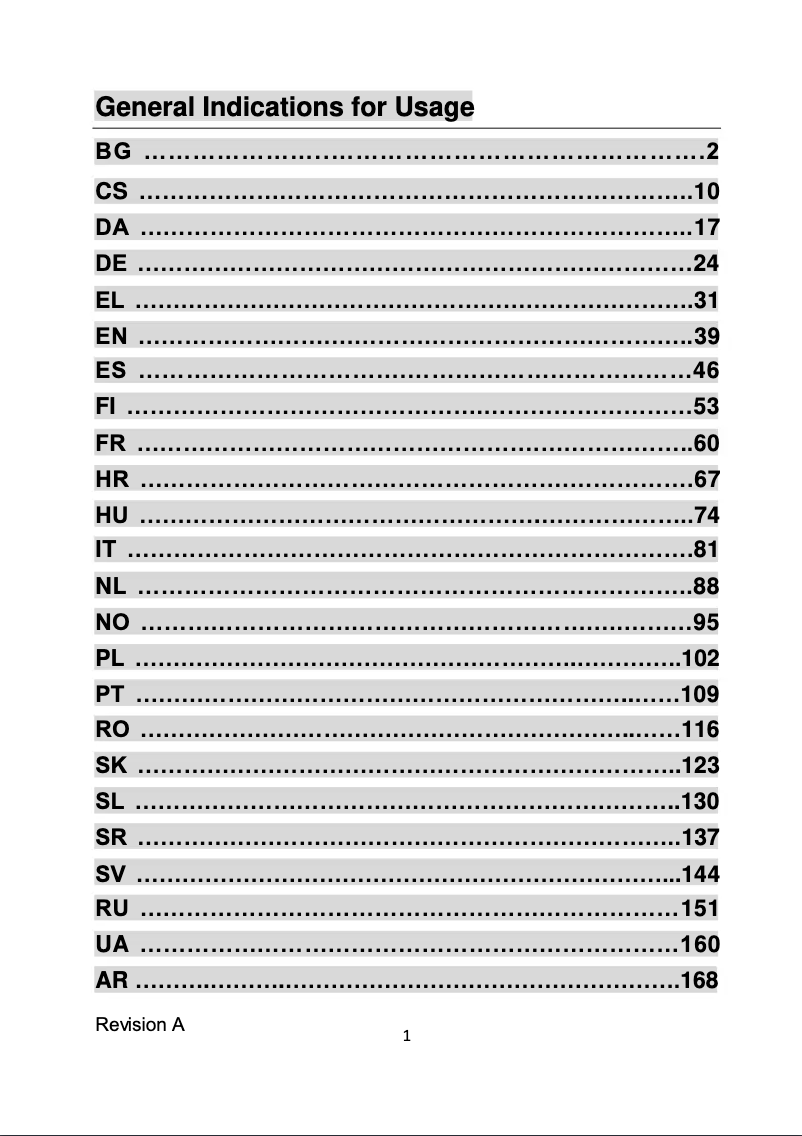 Page 1 of the manual User Manual Candy CCUBT5519DW