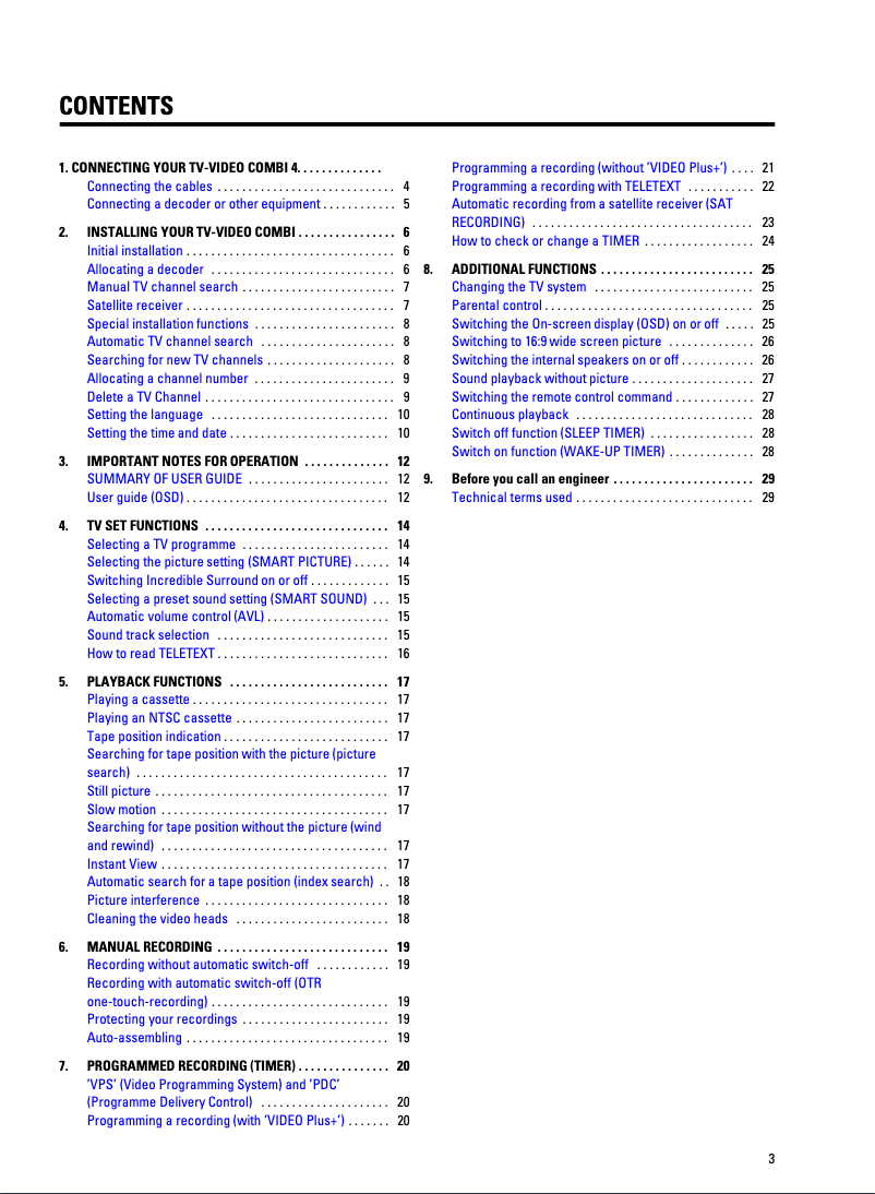 Página 1 del manual Manual de usuario Philips 21PV708