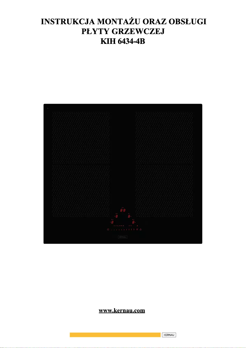 Page 1 de la notice Manuel utilisateur Kernau KIH 6414.1-4B