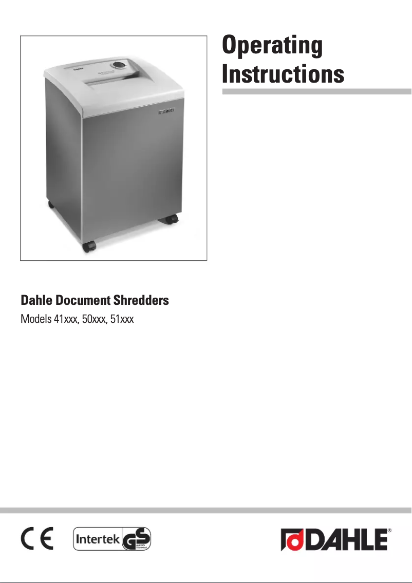 Page 1 de la notice Manuel utilisateur Dahle CleanTEC 51464