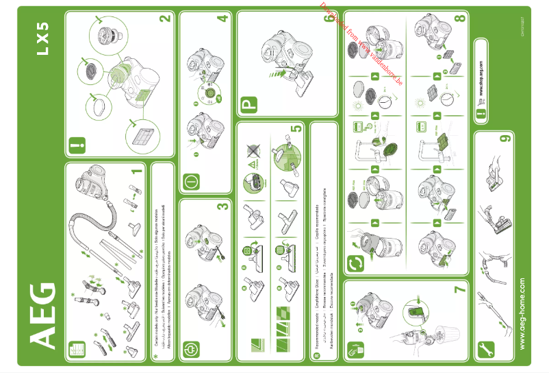 Página 1 del manual Manual de usuario AEG LX5-2-4DB