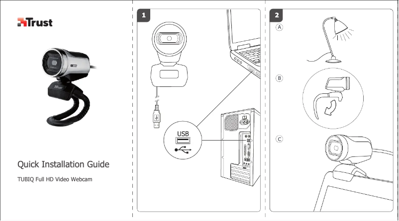 Page 1 de la notice Manuel utilisateur Trust Tubiq