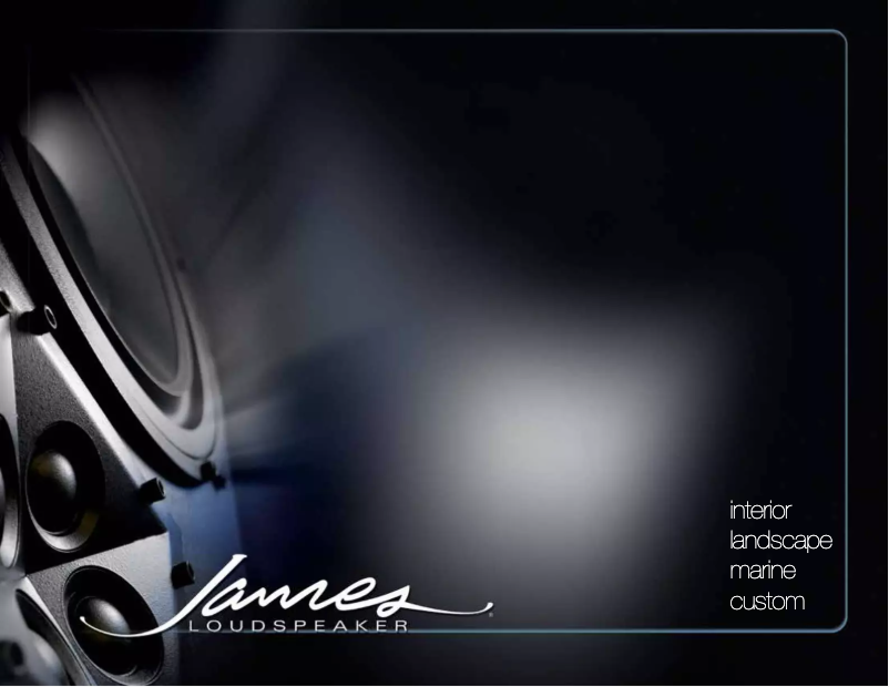 Page 1 de la notice Manuel utilisateur James FXCQ820R