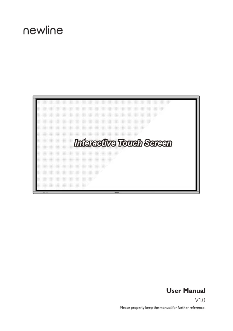 Page 1 de la notice Manuel utilisateur Newline TT-6521IP