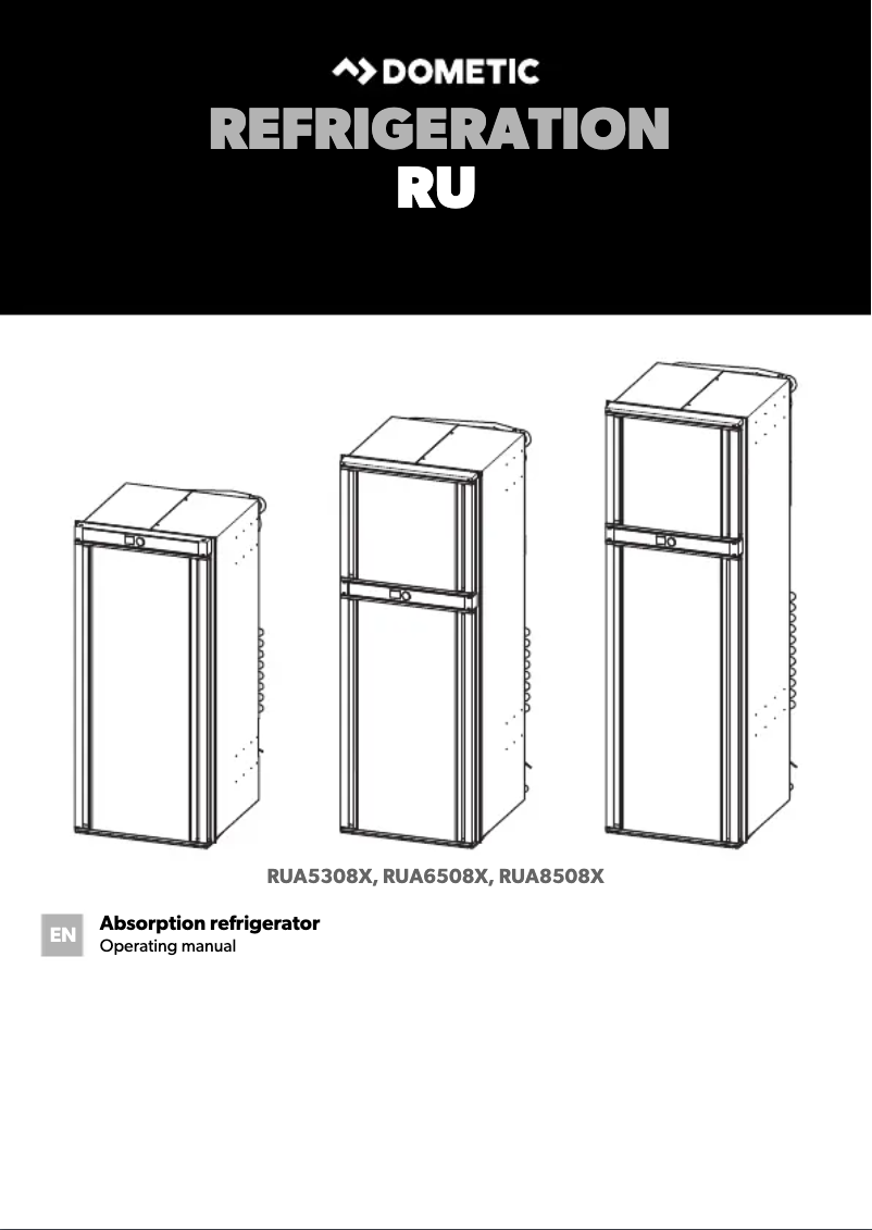 Page 1 de la notice Manuel utilisateur Dometic RUA 6508X