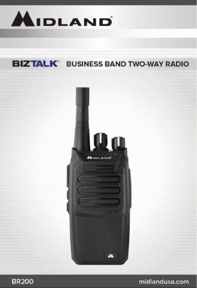 Page 1 de la notice Manuel utilisateur Midland BizTalk BR200