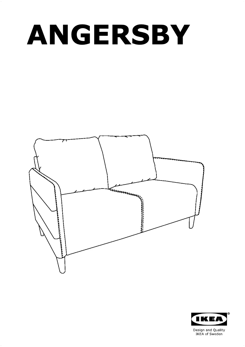 Page 1 de la notice Manuel utilisateur Ikea ANGERSBY 804.571.18