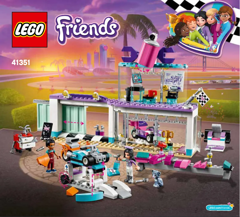 Page 1 of the manual User Manual Lego Friends 41351