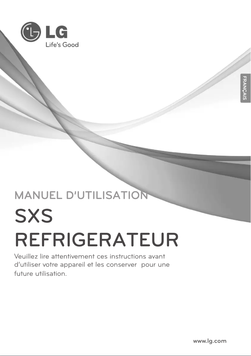 Page 1 de la notice Manuel utilisateur LG GW-P2120WH