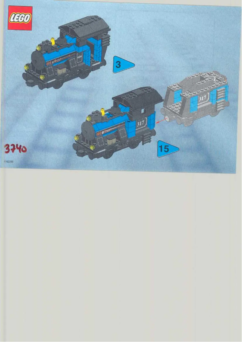 Page 1 de la notice Manuel utilisateur Lego SMALL TRAIN BASIS