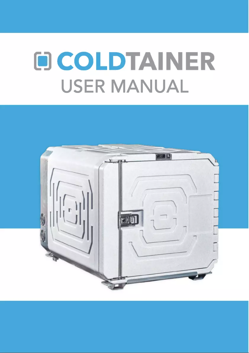 Página 1 del manual Manual de usuario Coldtainer T0082/FDN