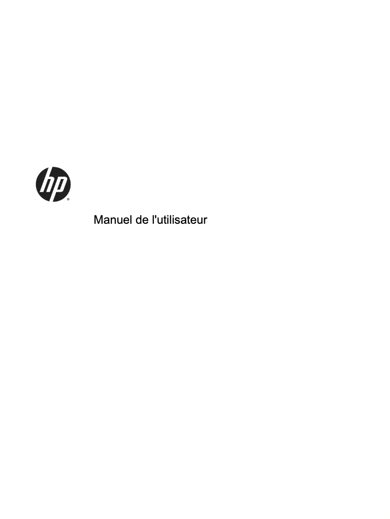 Page 1 de la notice Manuel utilisateur HP Elite x2 1011 G1