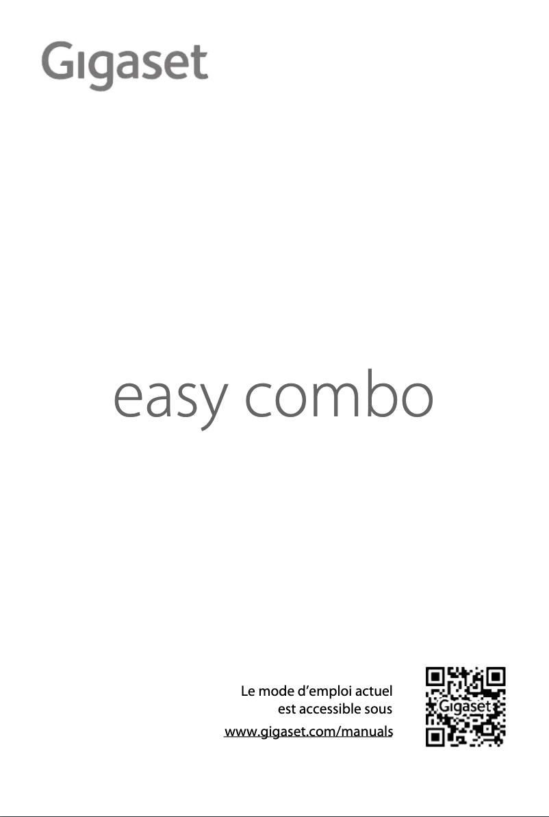 Página 1 del manual Manual de usuario Gigaset Easy Combo