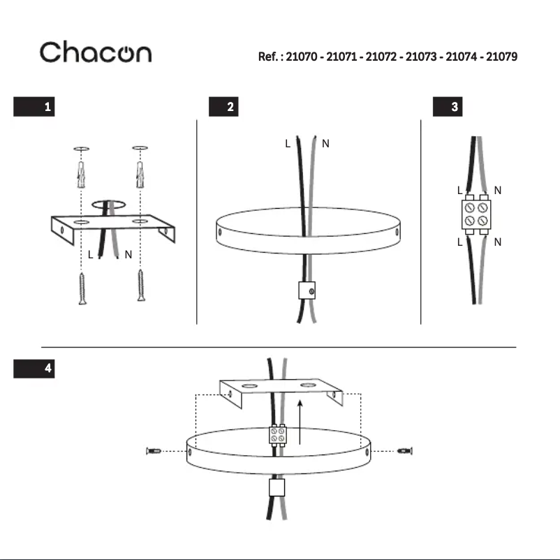 Page 1 de la notice Manuel utilisateur Chacon 21073