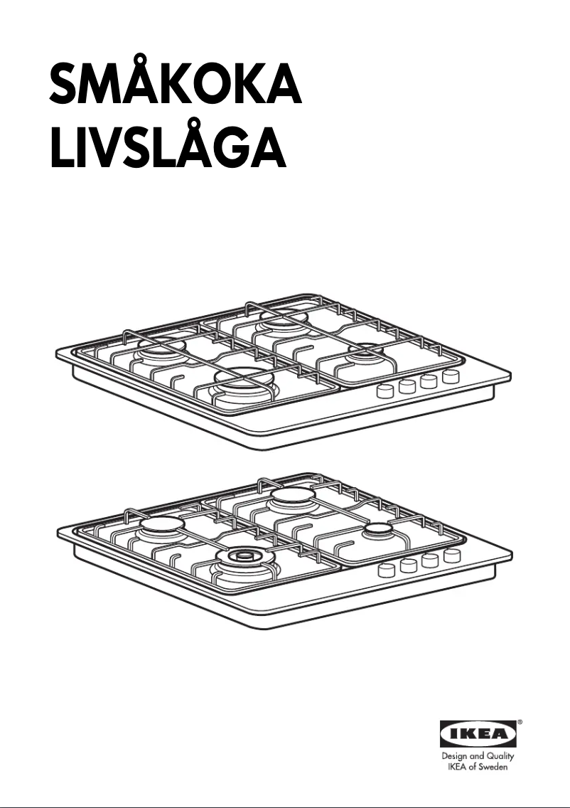 Page 1 de la notice Manuel utilisateur Ikea SMÅKOKA 205.136.07