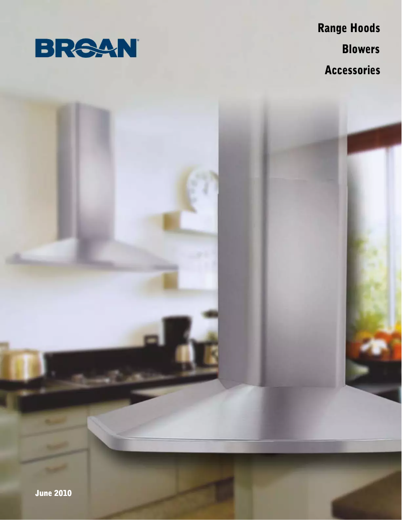 Página 1 del manual Folleto Broan EW5636S