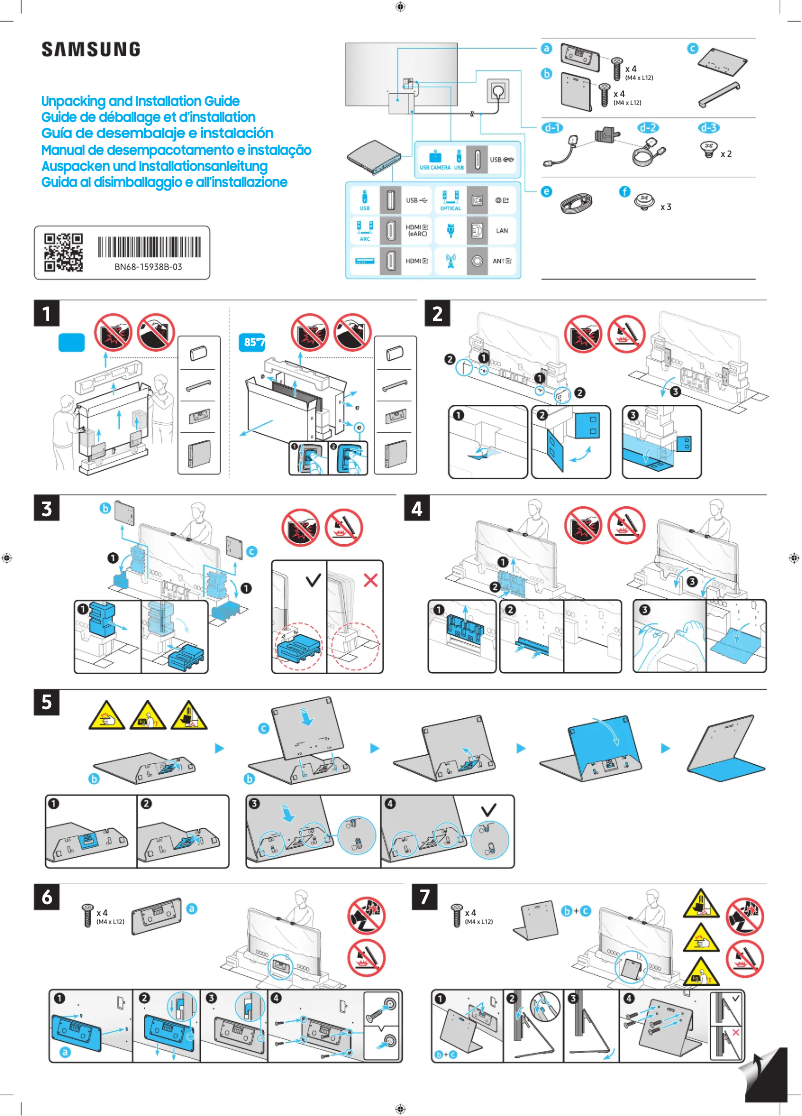 Página 1 del manual Manual de usuario Samsung QN75QN800CG