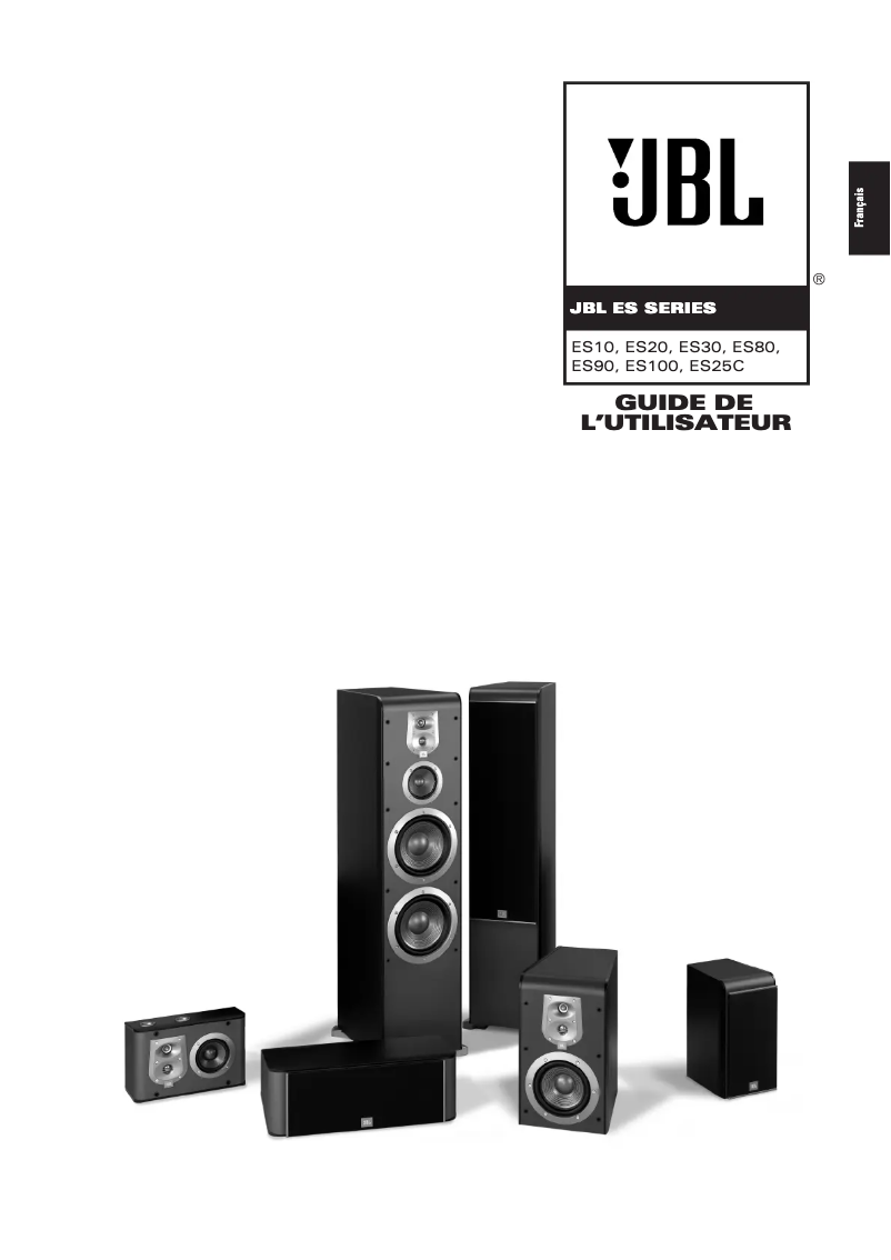 Page 1 of the manual User Manual JBL ES90BK